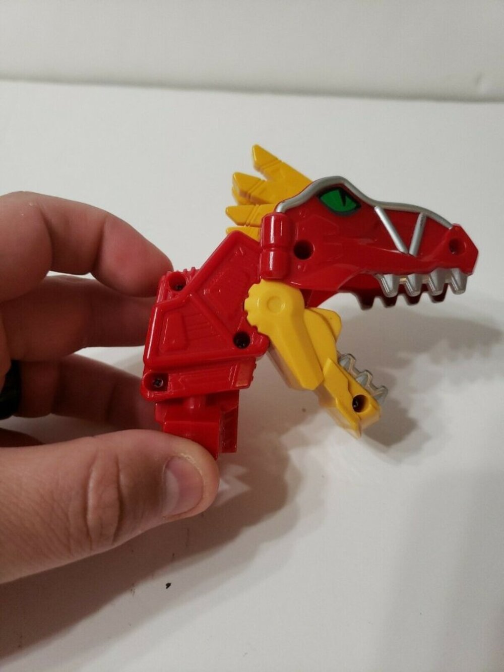 Power Rangers Dino Charge T-rex Zord Head/Shoulder Part Bandai Replacement Piece
